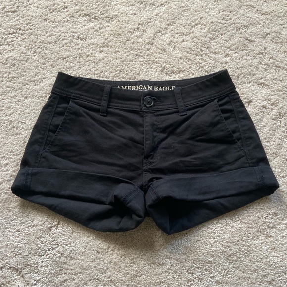 American Eagle Outfitters Pants - Black American Eagle Khaki Shorts